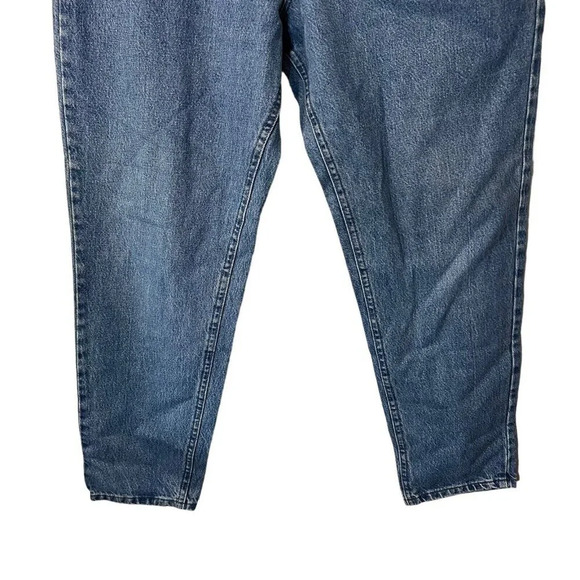 Lee Jeans Light Wash 90s Mom Fit Tapered Leg High Rise Waist 100% Cotton Plus 16 - Picture 4 of 8